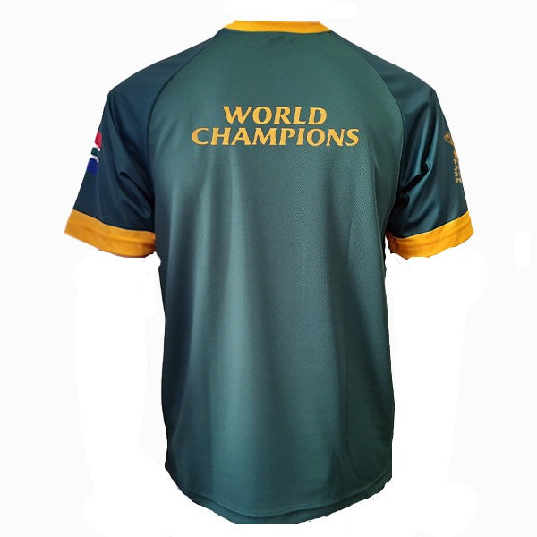 Official Springbok World Cup Winners T-Shirt (Front & Back)
