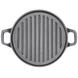 30cm Round Cast Iron Griddle Plate