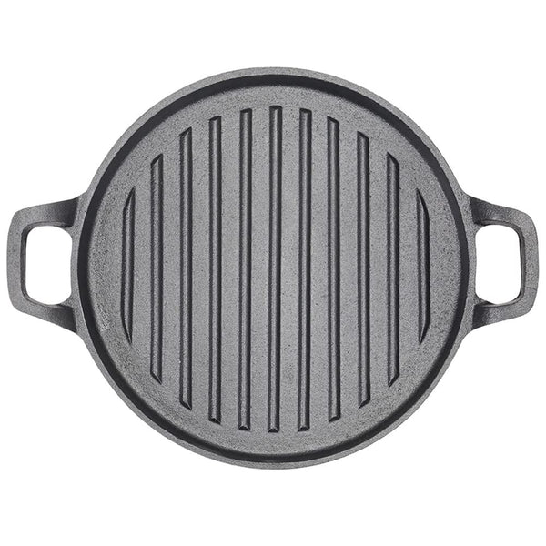 30cm Round Cast Iron Griddle Plate