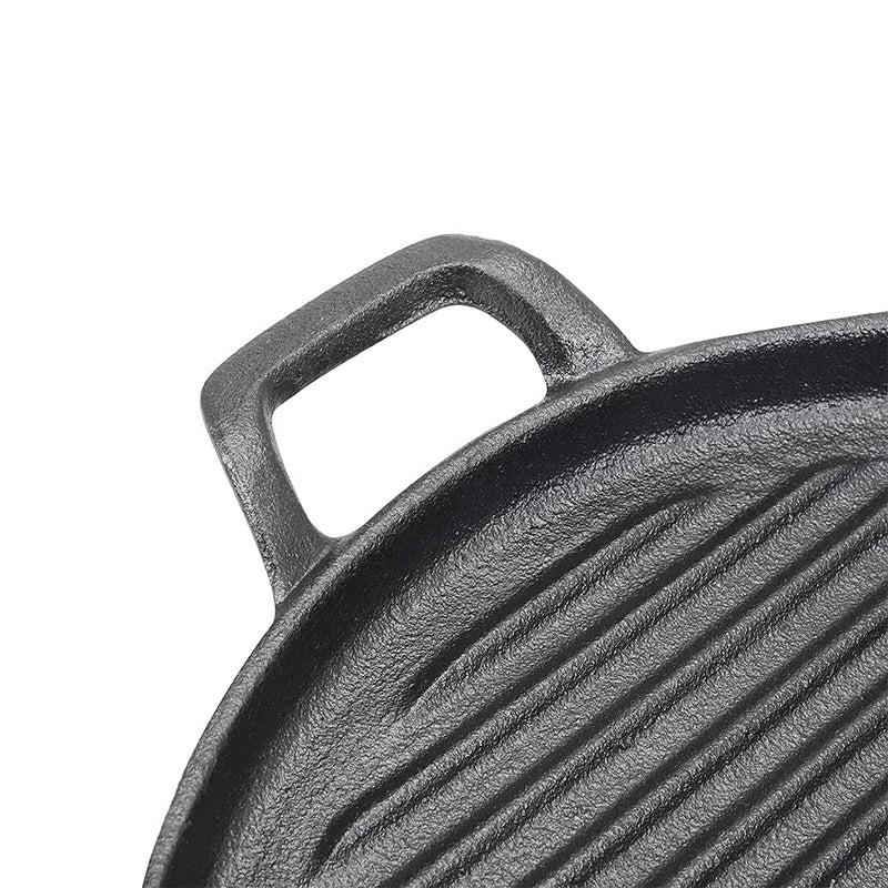 30cm Round Cast Iron Griddle Plate